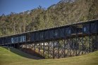 Bundanon Art Museum, The Bridge with a Fielders Aramax roof made from ZINCALUME steel