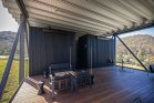 “The ARAMAX® roof with its clear spans over The Bridge, functions as a parasol, shading the breezeway spaces